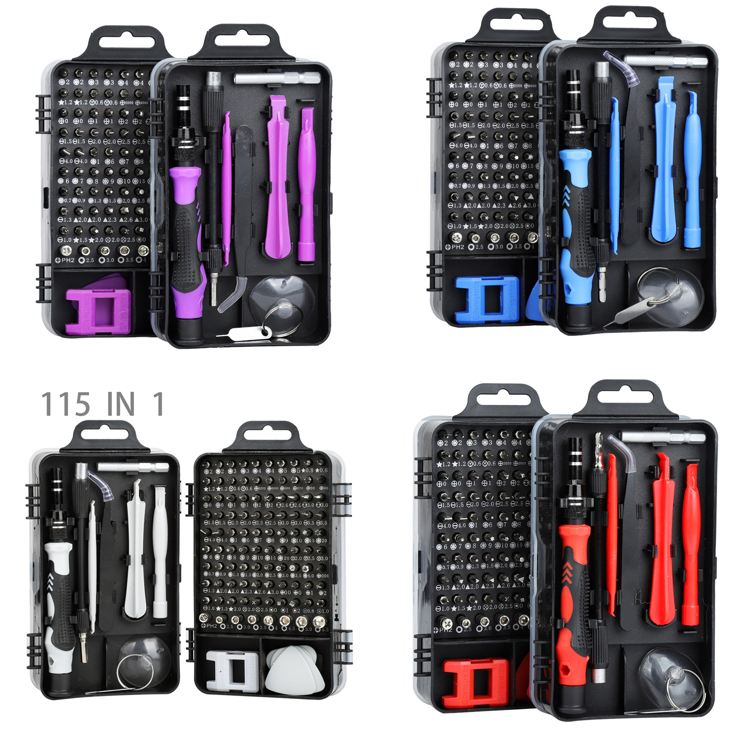 Electronics Repair Center - 115Pcs Precision Screwdriver Set, Electronic Repair