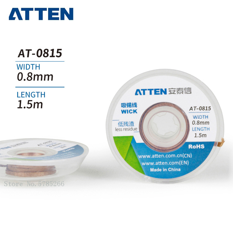 ATTEN 5pcs/lot Solder Wick Rem - Solder Wick Braid ulasan dan harga