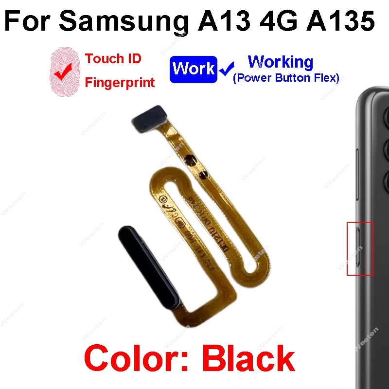 Fingerprint Sensor Touch ID Co - Fingerprint Cable Flex ulasan dan harga
