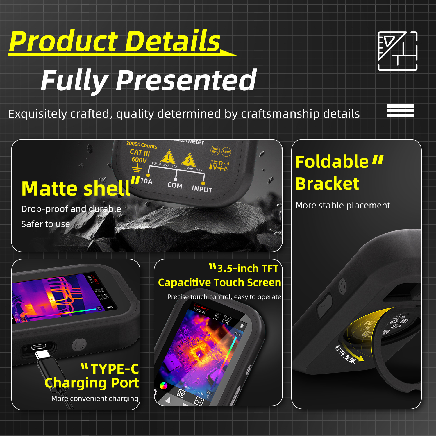 BSIDE SH6 Thermal Imager Digit - Electronics Repair Engineer ulasan dan harga