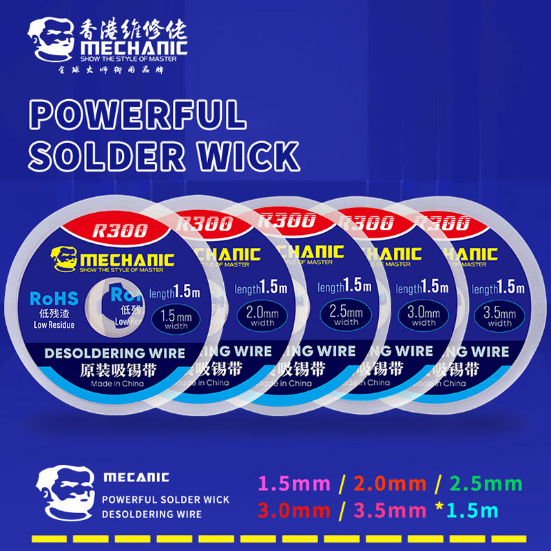MECHANIC 1.0/1.5/2.0/2.5/3.0/3 - Solder Wick Braid ulasan dan harga