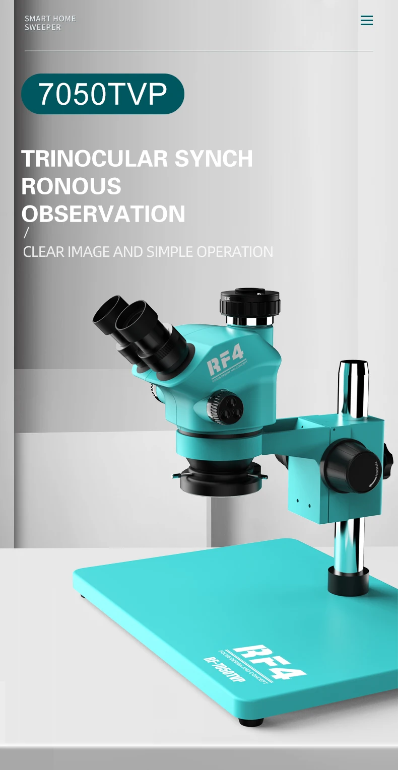 RF4 Microscope Big Base With T - Electronics Repair Engineer ulasan dan harga