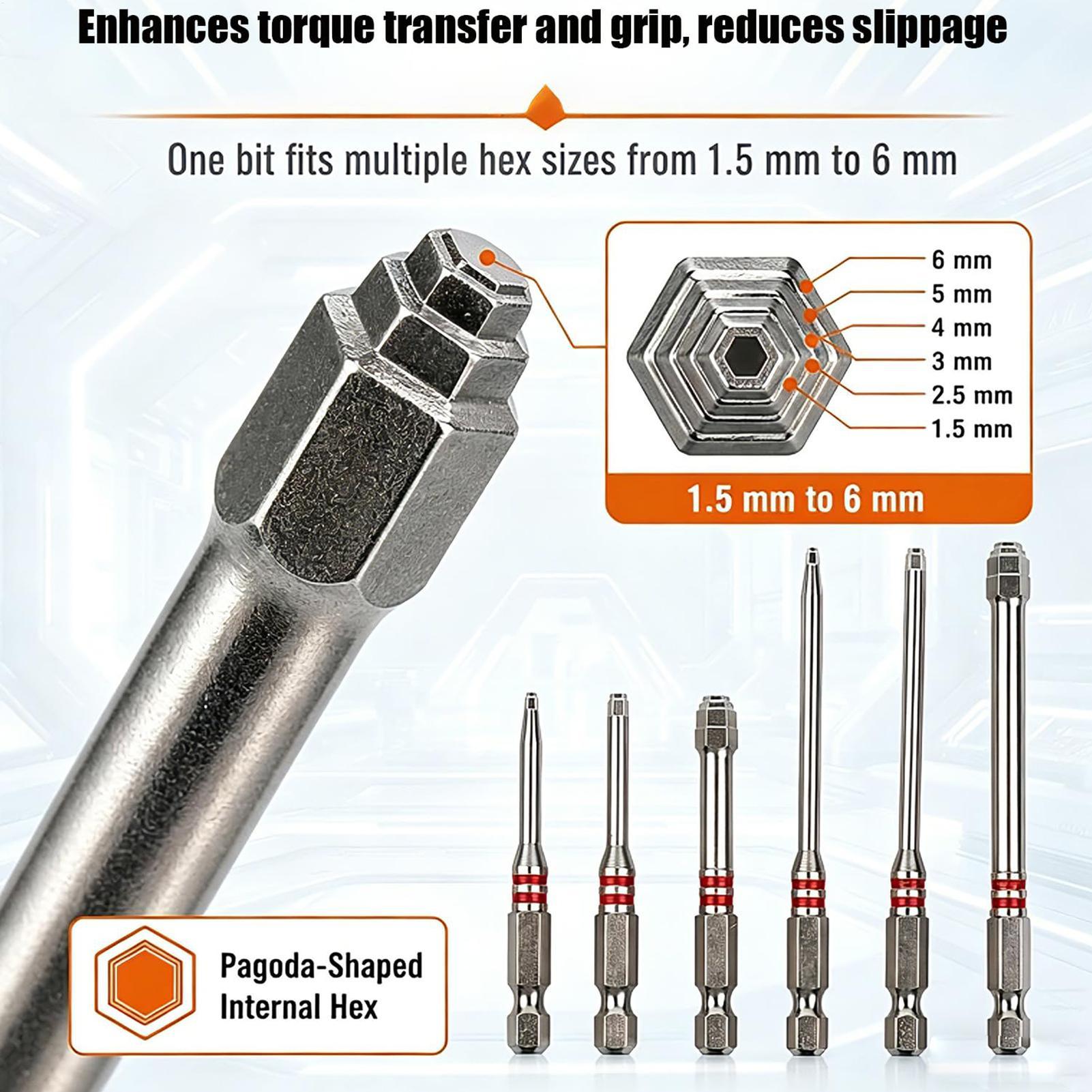 Screwdriver Bit Set 6-Piece Un - Electronics Repair Garage ulasan dan harga