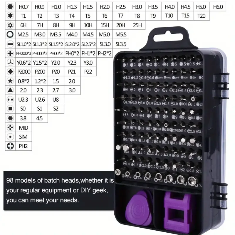 115 in 1 Precision Screwdriver - Electronics Repair Center ulasan dan harga