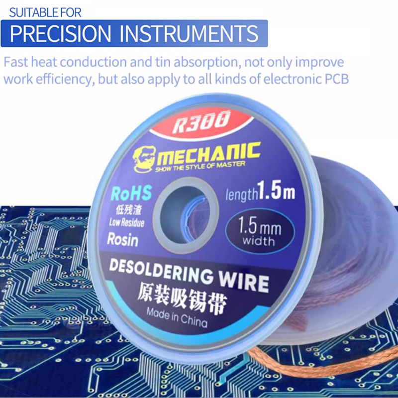 MECHANIC R300 Desoldering Mesh - Solder Wick Braid ulasan dan harga