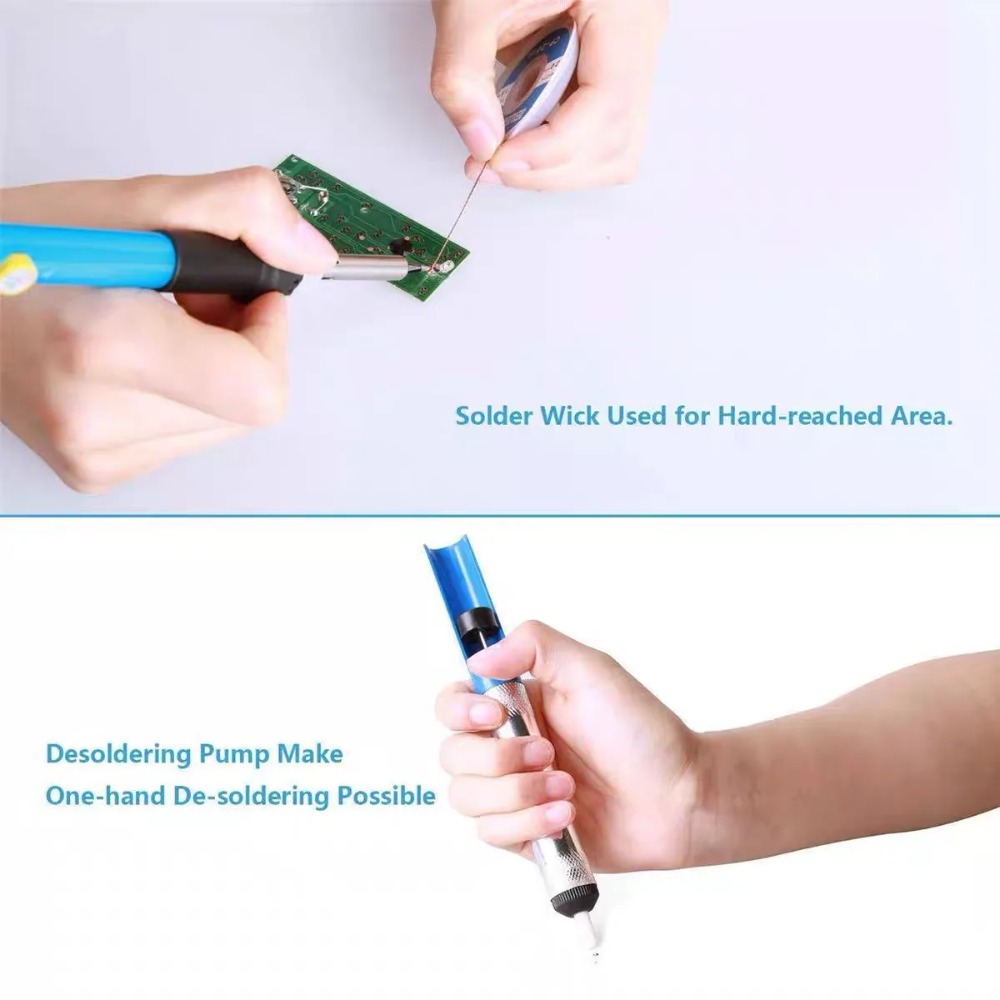 Aluminum Desoldering Pump Vacu - Solder Wick Braid ulasan dan harga