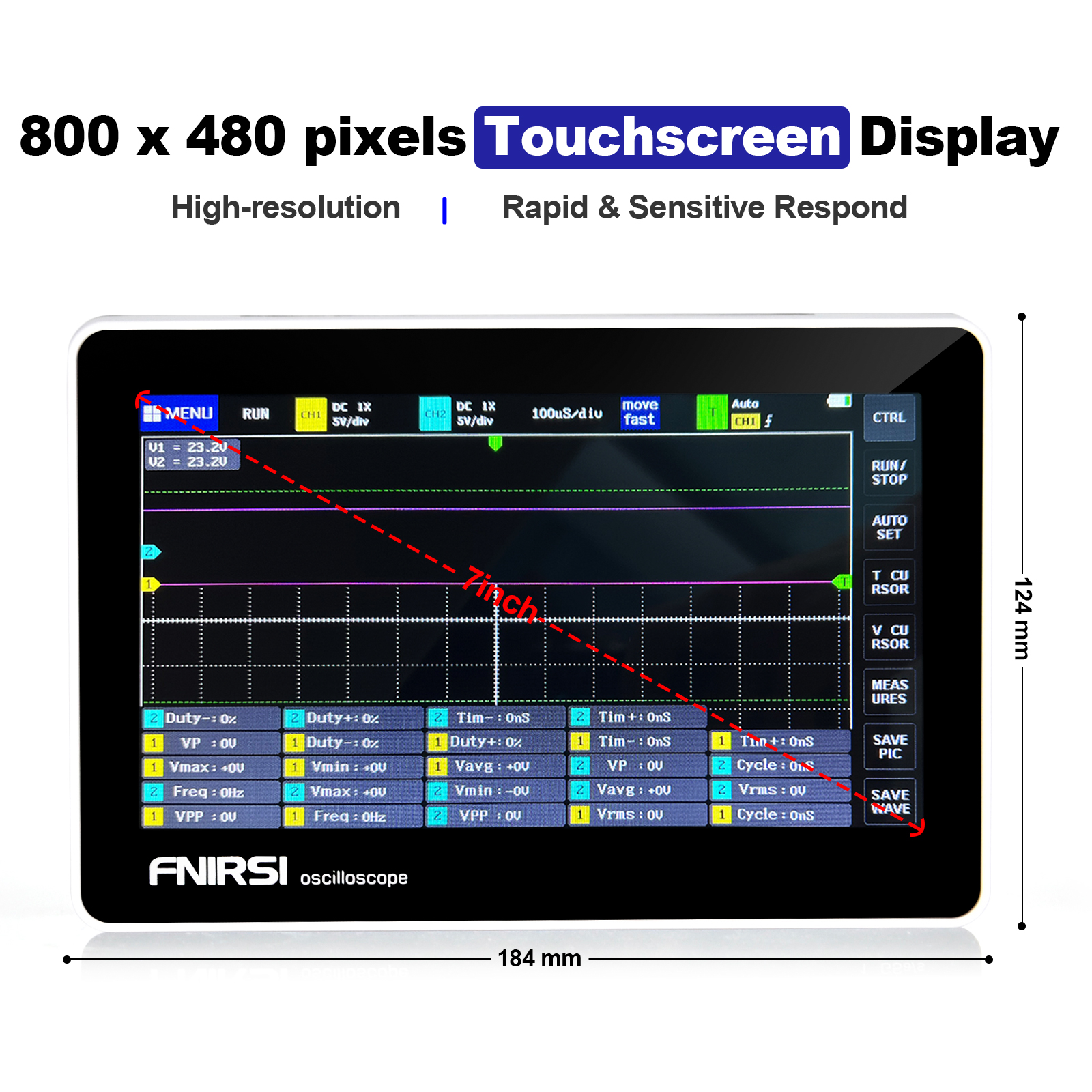 2CH 100MHz 1GSa s Tablet Oscil - Electronics Repair Engineer ulasan dan harga