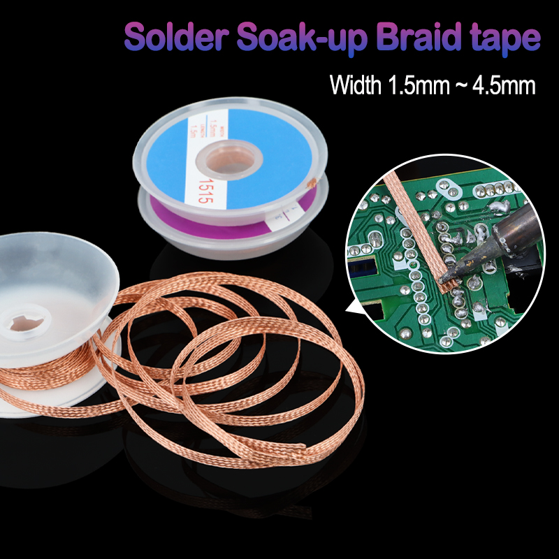 1/2/5pcs Desoldering Wick Brai - Solder Wick Braid ulasan dan harga