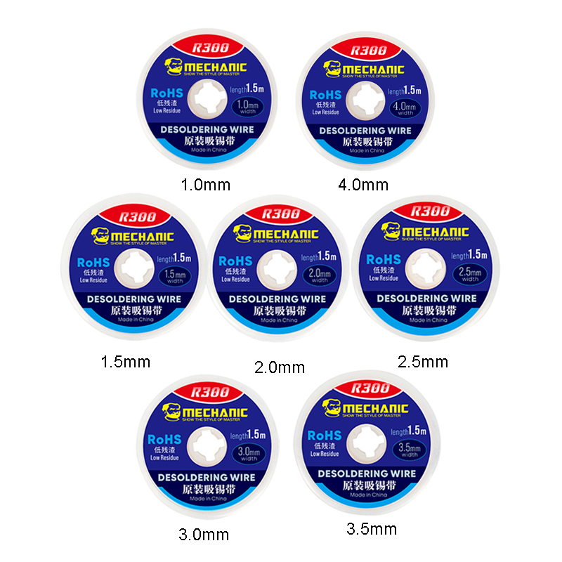 MECHANIC R300 Desoldering Wire - Solder Wick Braid ulasan dan harga