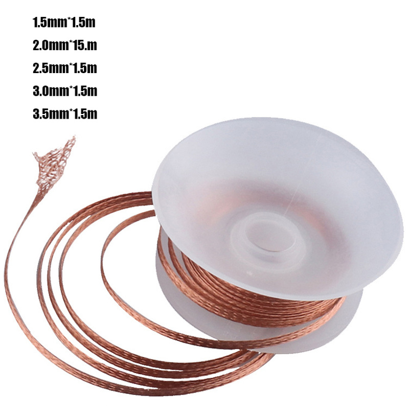 1.5mm 2mm 2.5mm 3mm 3.5mm Widt - Solder Wick Braid ulasan dan harga
