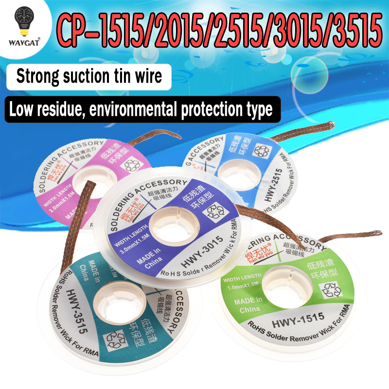 DIY 1.5mm 2mm 2.5mm 3mm 3.5mm  - Solder Wick Braid ulasan dan harga