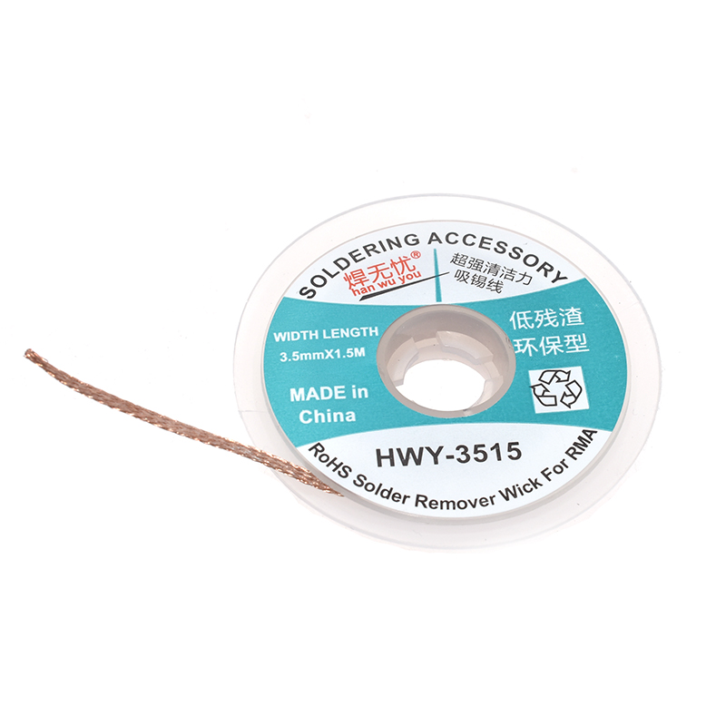 DIY 1.5mm 2mm 2.5mm 3mm 3.5mm  - Solder Wick Braid ulasan dan harga