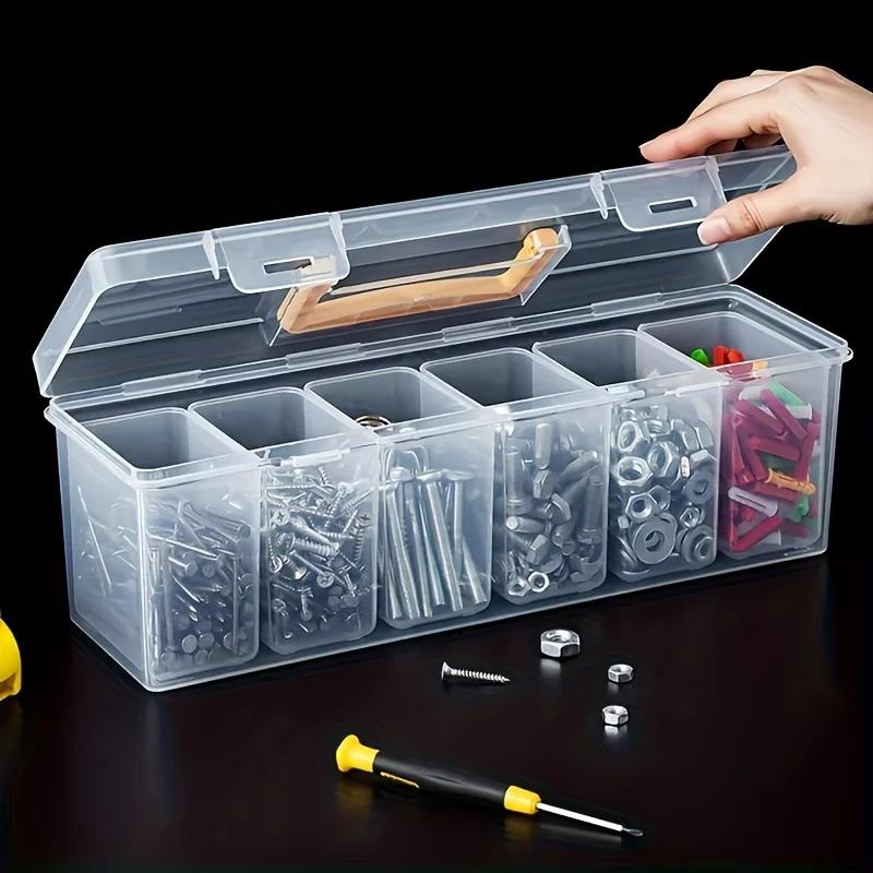 7 Piece Transparent Parts Stor - Electronics Repair Garage ulasan dan harga