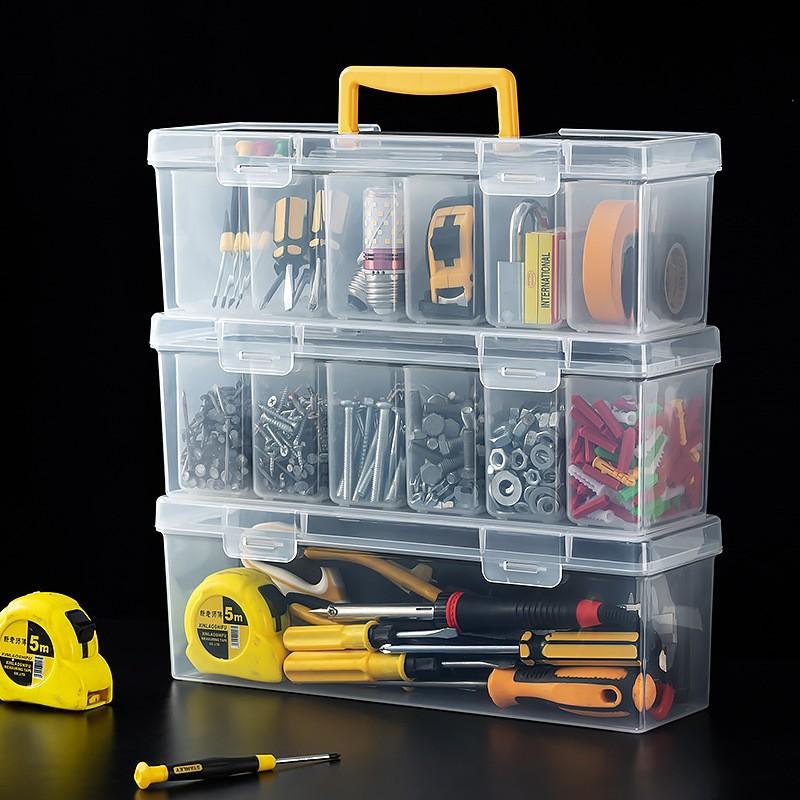 7 Piece Transparent Parts Stor - Electronics Repair Garage ulasan dan harga